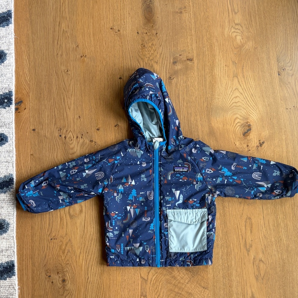 Patagonia Toddler Print Kids' Hooded Jacket